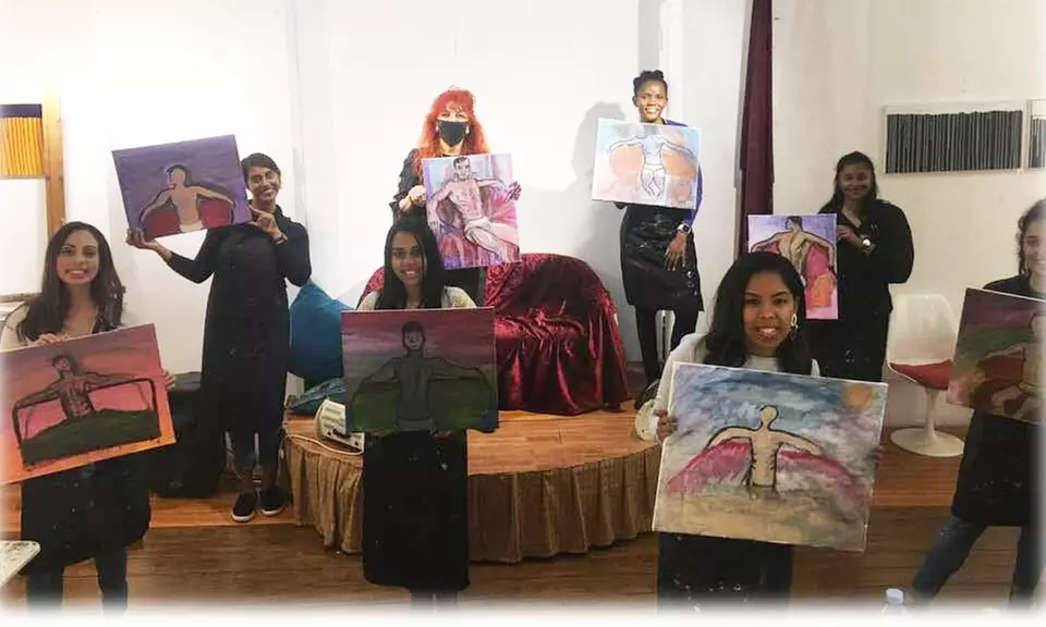 Painting Lesson for One ($35) or Two ($69) at Tap Art Gallery - Second Medium