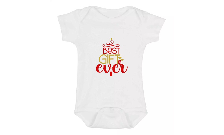 Image 2: Christmas Baby Bodysuit