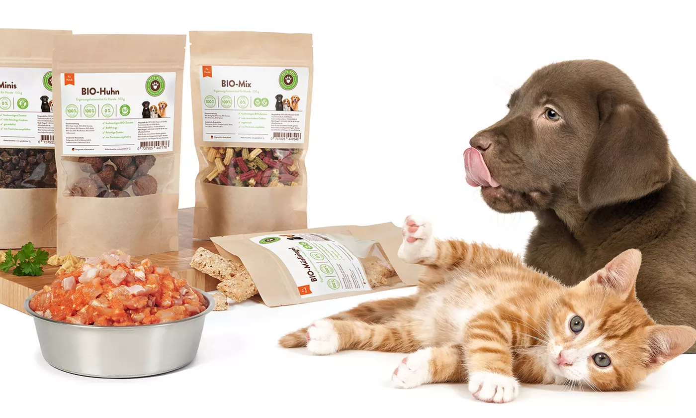 Wertgutschein über 20 € oder 50 € auf gesunde Tiernahrung für PETS DELI (50% sparen!) - Primary Image