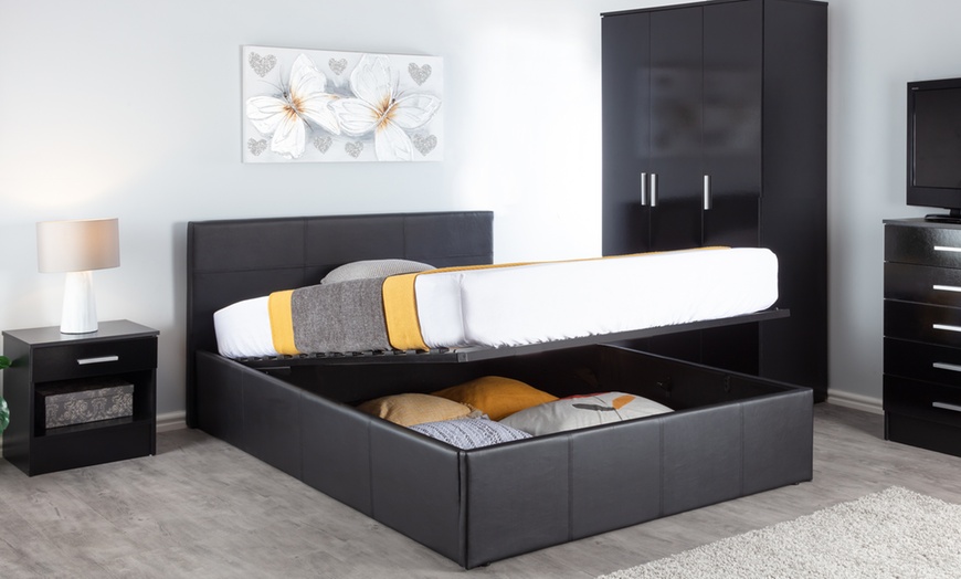 Image 1: Ottoman Storage Bed