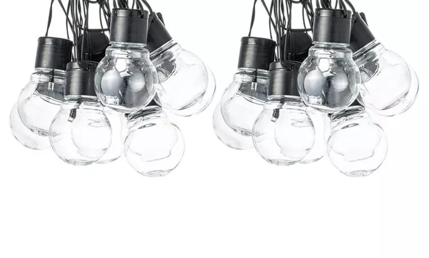 Image 3: Up to Three Sets of Garden Solar-Powered Retro-Style Bulb