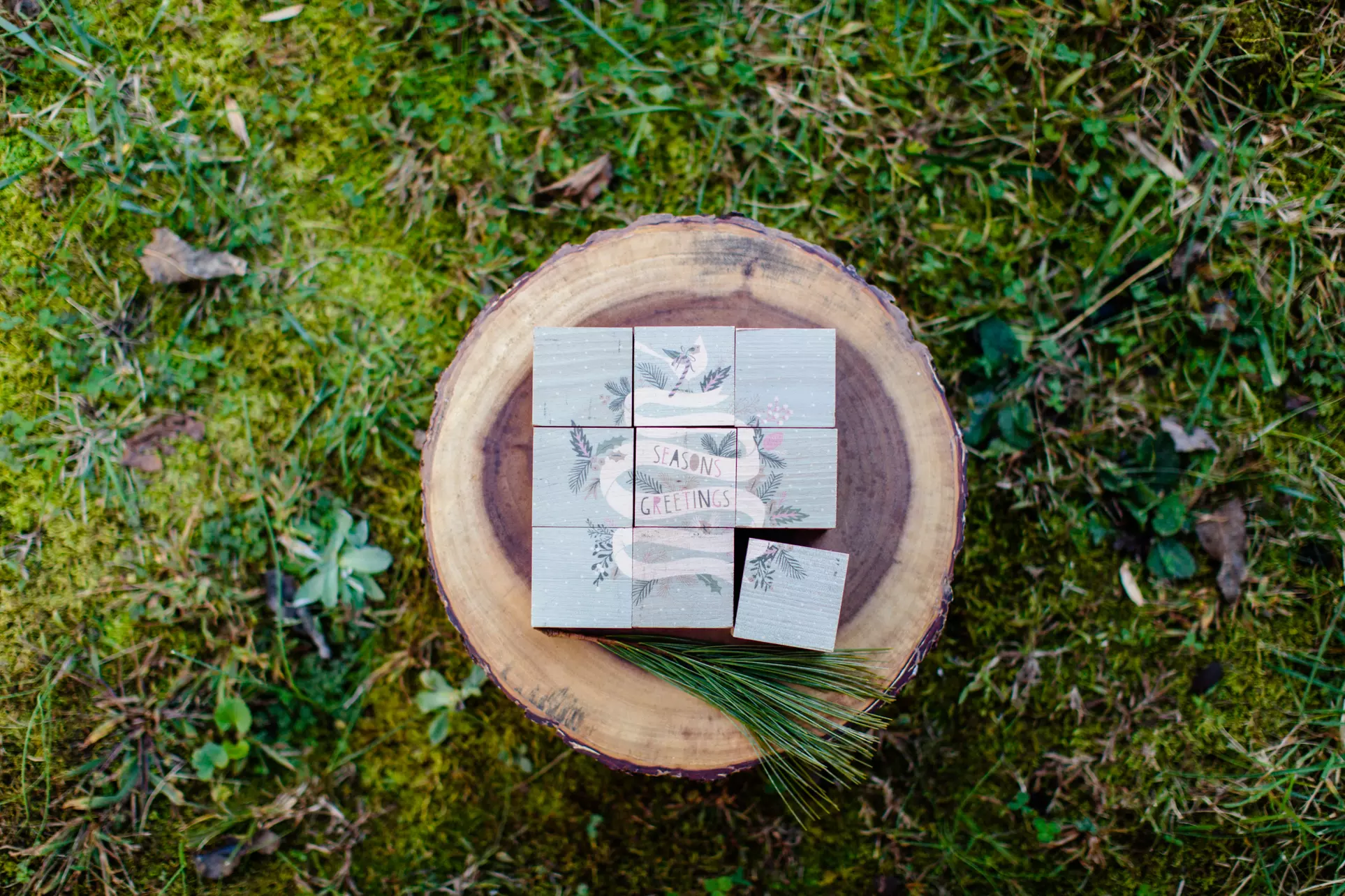 Custom Wooden PhotoCubes or PhotoBlocks from PhotoBarn (Up to 77% Off) - Second Medium