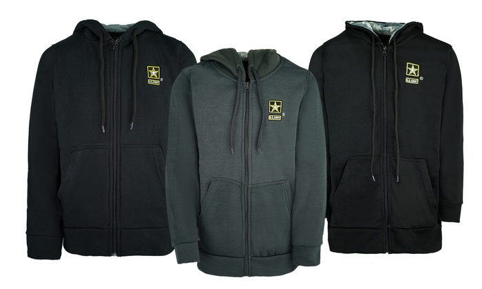 army full zip hoodie