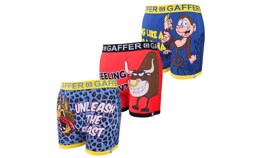 Image 2: Three-Pack Men's Novelty Boxers
