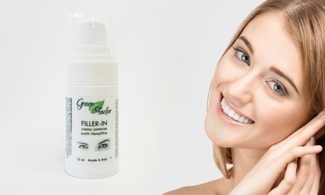 Fino a 3 contorno occhi Green Factor 15ml Bio&Natural,Vegan 100% formule senza PEG,PPG,PARABENI,SILICONI,COLORANTI
