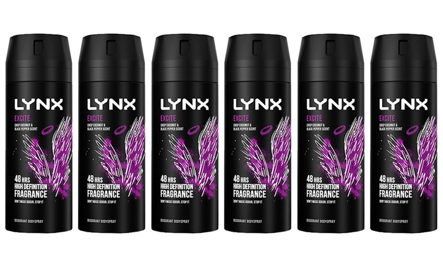 Image 12: Six-Pack of Lynx Men's Body Spray