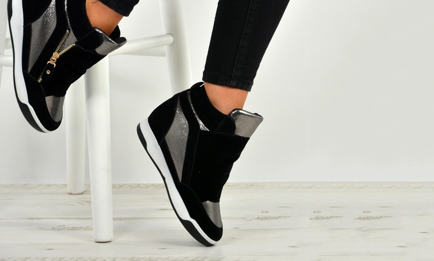 Image 7: Women's Wedge Trainers