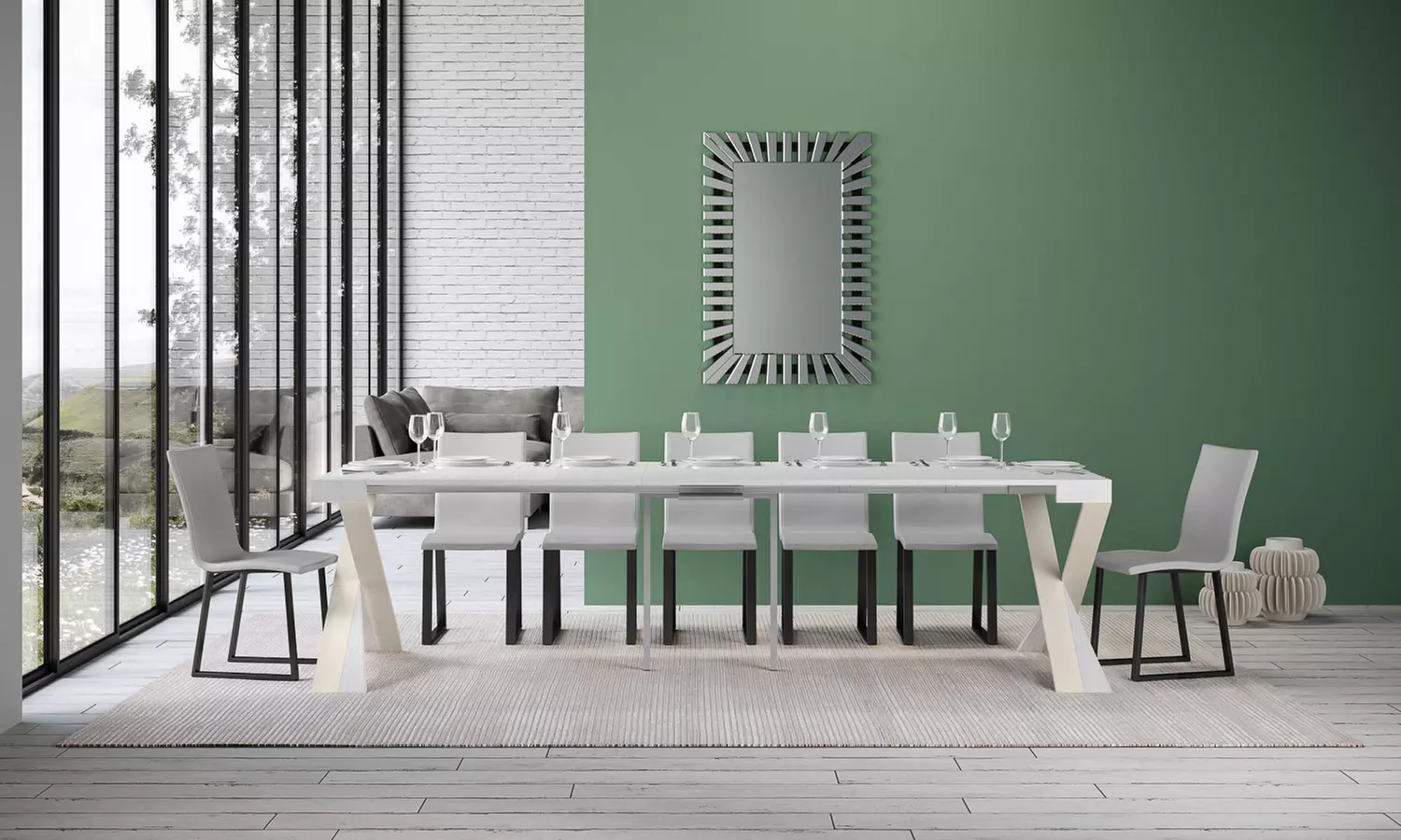 Verlengbare tafel 'Diago'