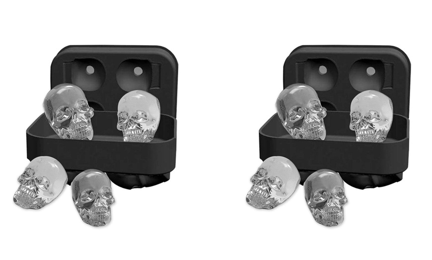 Image 4: 3D Skull Ice Trays