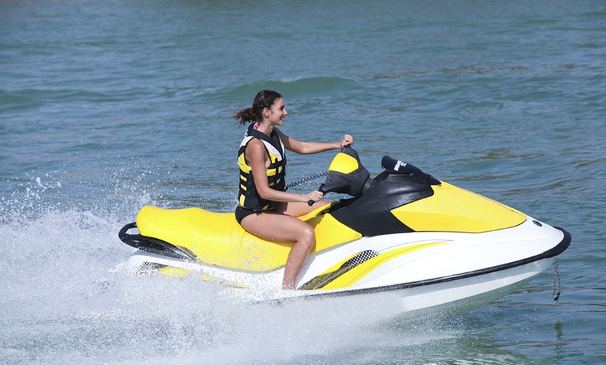 Image 1: Adventure through Brisbane River or Gold Coast's Islands on a Jetski