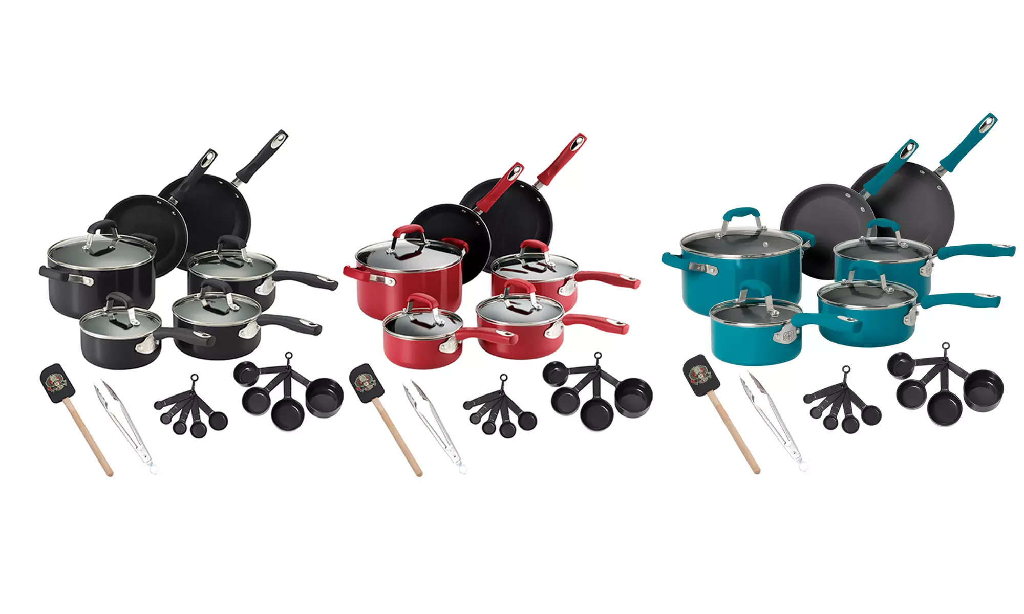 Guy Fieri Nonstick Aluminum Cookware Set (21-Piece) - Primary Image