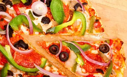 $19 for an 18-Inch Pizza, Large Fries, and Mozzarella Sticks at A1 Pizza and Sub ($39.47 Value) - Primary Image
