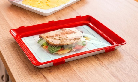 1 ou 2 plateaux de conservation des aliments en silicone