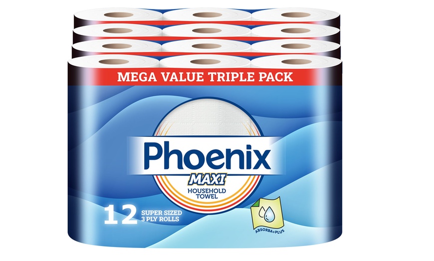 Image 5: Up to 18 Packs of Phoenix Maxi 3 Ply Super-Sized Rolls