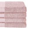Image 11: 100% Cotton Oversized Terry Loop Basketweave Design Towels (4-Pack)