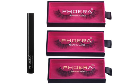 i1 o 2 set di eyeliner liquido magnetico e ciglia magnetiche Phoera disponibili in 3 modelli