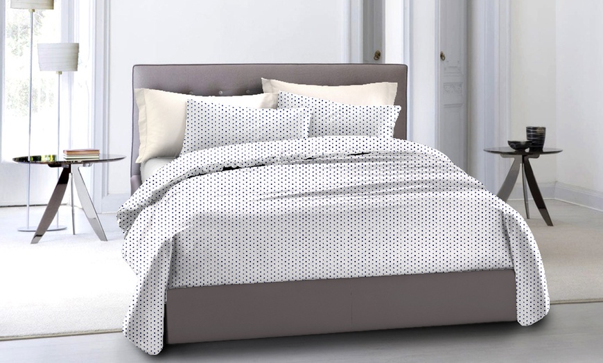 Image 1: Biancheria letto in puro cotone Made in Italy Novilunio