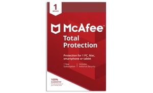 McAfee Total Protection 2021 - 1 Device 1 Year