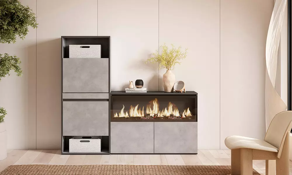 Scarpiera, Credenza, Camino elettrico