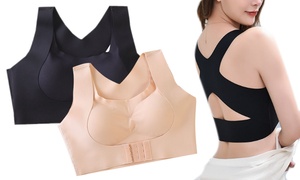 Women's Front Buckle Support Bra