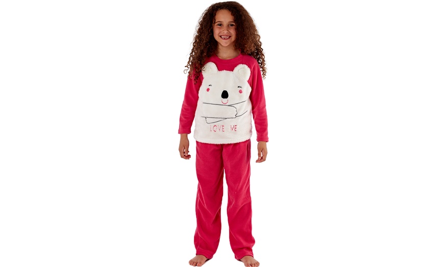 Image 7: Girls' Fleece PJ Set