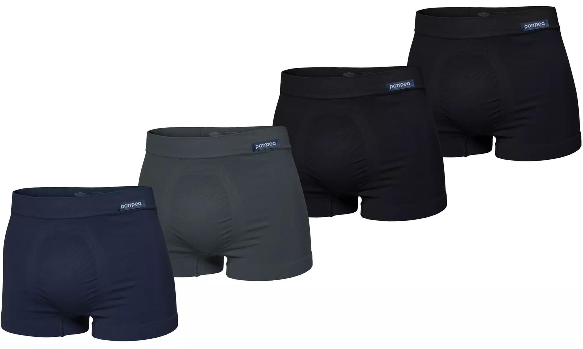 Set di 4 boxer o 4 slip in microfibra Pompea da uomo