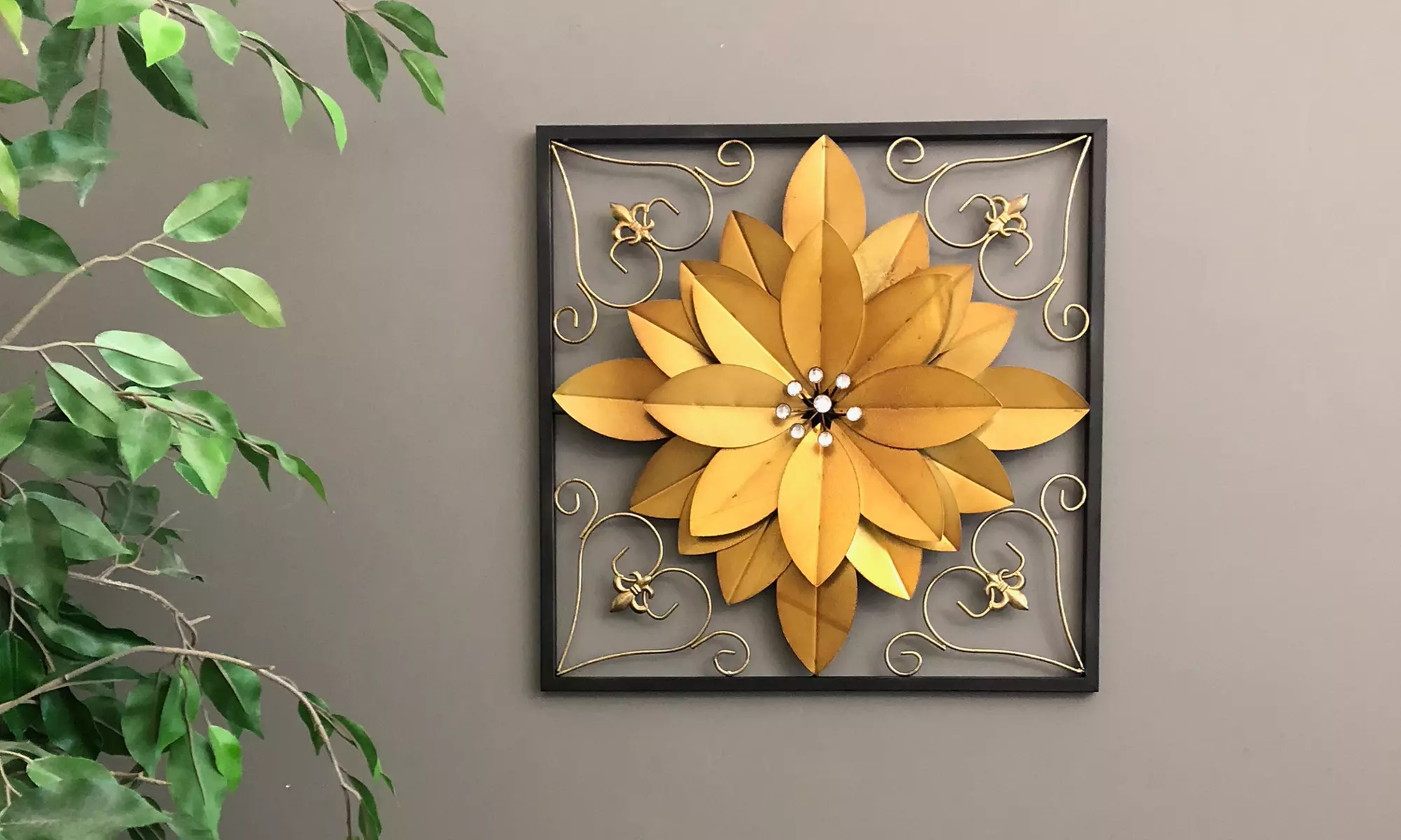 3-Dimensional Metal Wall Art - Primary Image