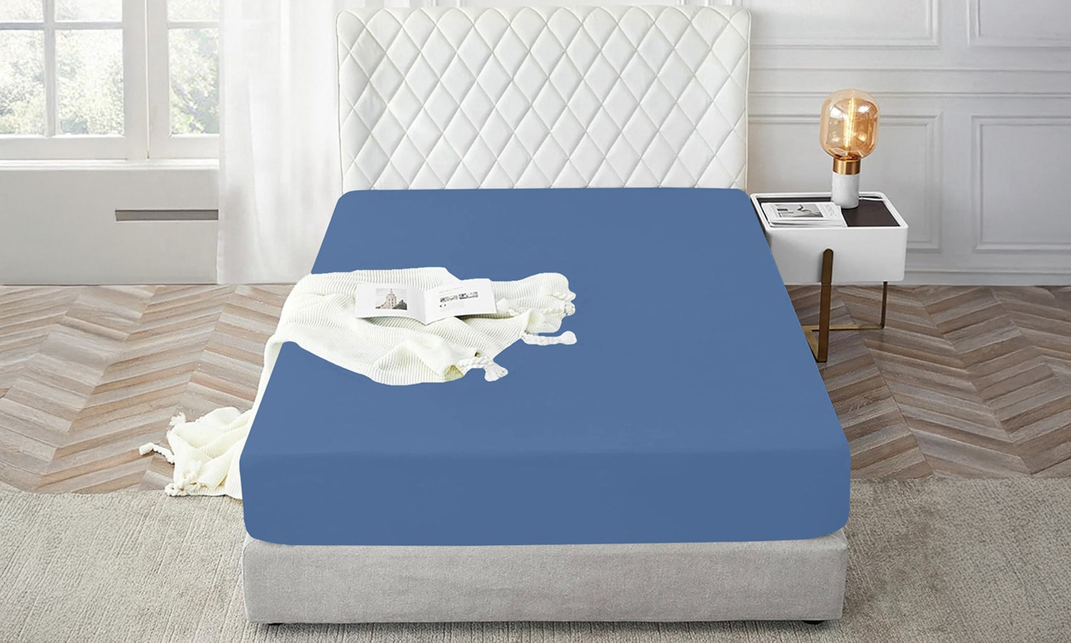 Lenzuolo sotto in cotone Jersey, disponibile in 3 dimensioni e vari colori