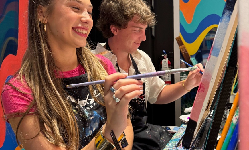 Image 2: Paint and Sip Experience for Two or Four at Muse Paintbar: Nashville