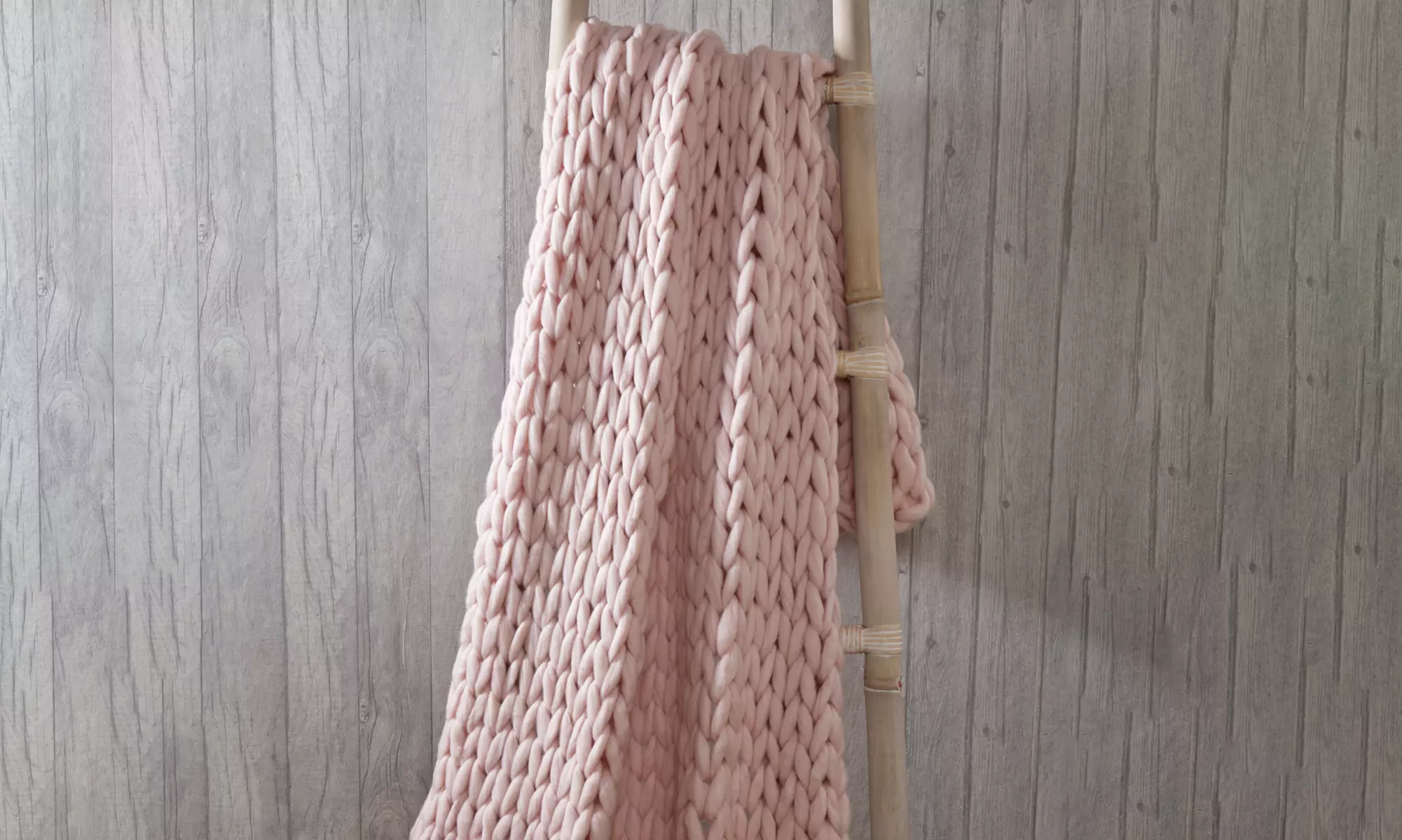 Chunky Hand Knitted Throw