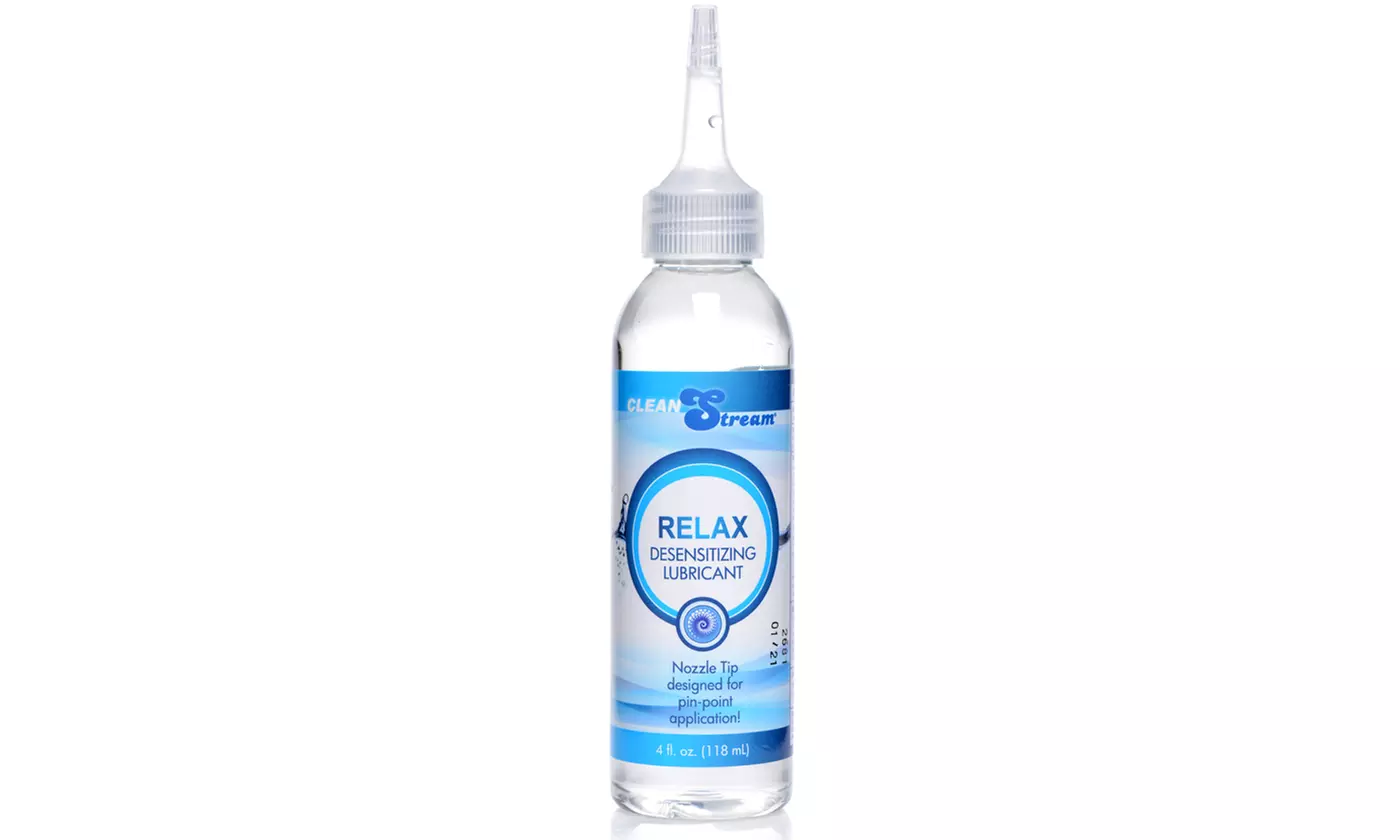 Relax Desensitizing Lubricant w/ Nozzle Tip (4 or 8 Fl. Oz.) - Second Medium