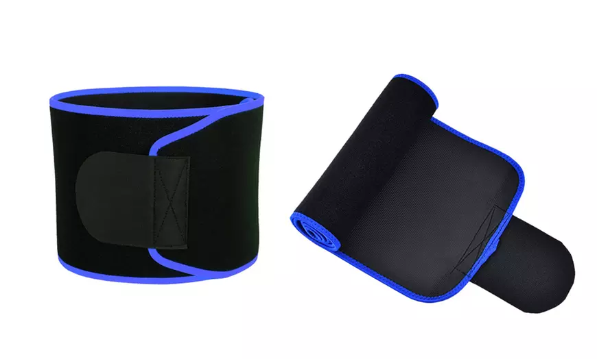 Image 3: Neoprene Sweat Waist Trainer