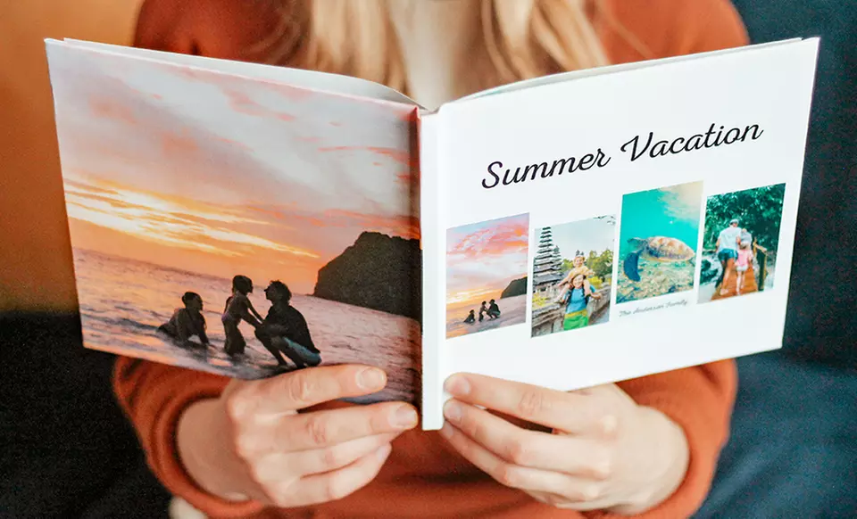 One, Two, Three, or Five Hard Cover 20-Page Photo Books from Collage.com (Up to 91% Off) - Primary Image