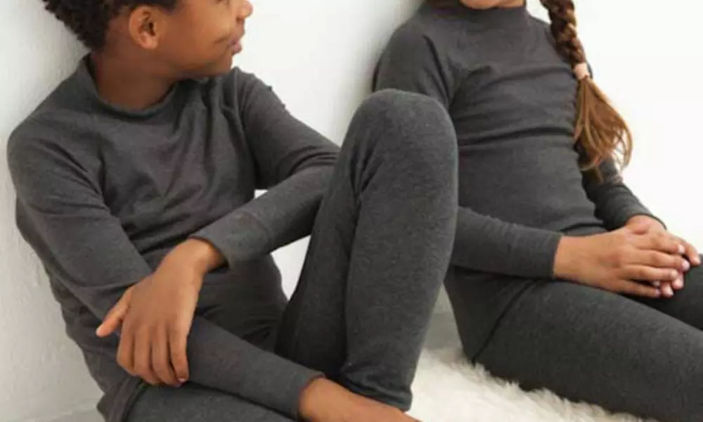 Thermo-Bekleidung in Grau in der Größe nach Wahl für Kinder, inkl. Versand - Primary Image