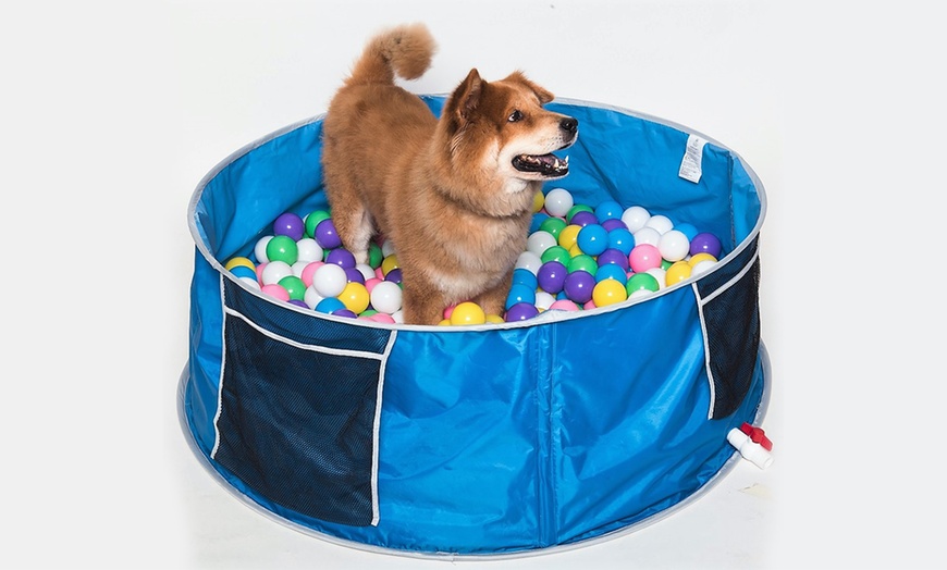 Image 4: Pop Up Pet Dog Bath and Pool 