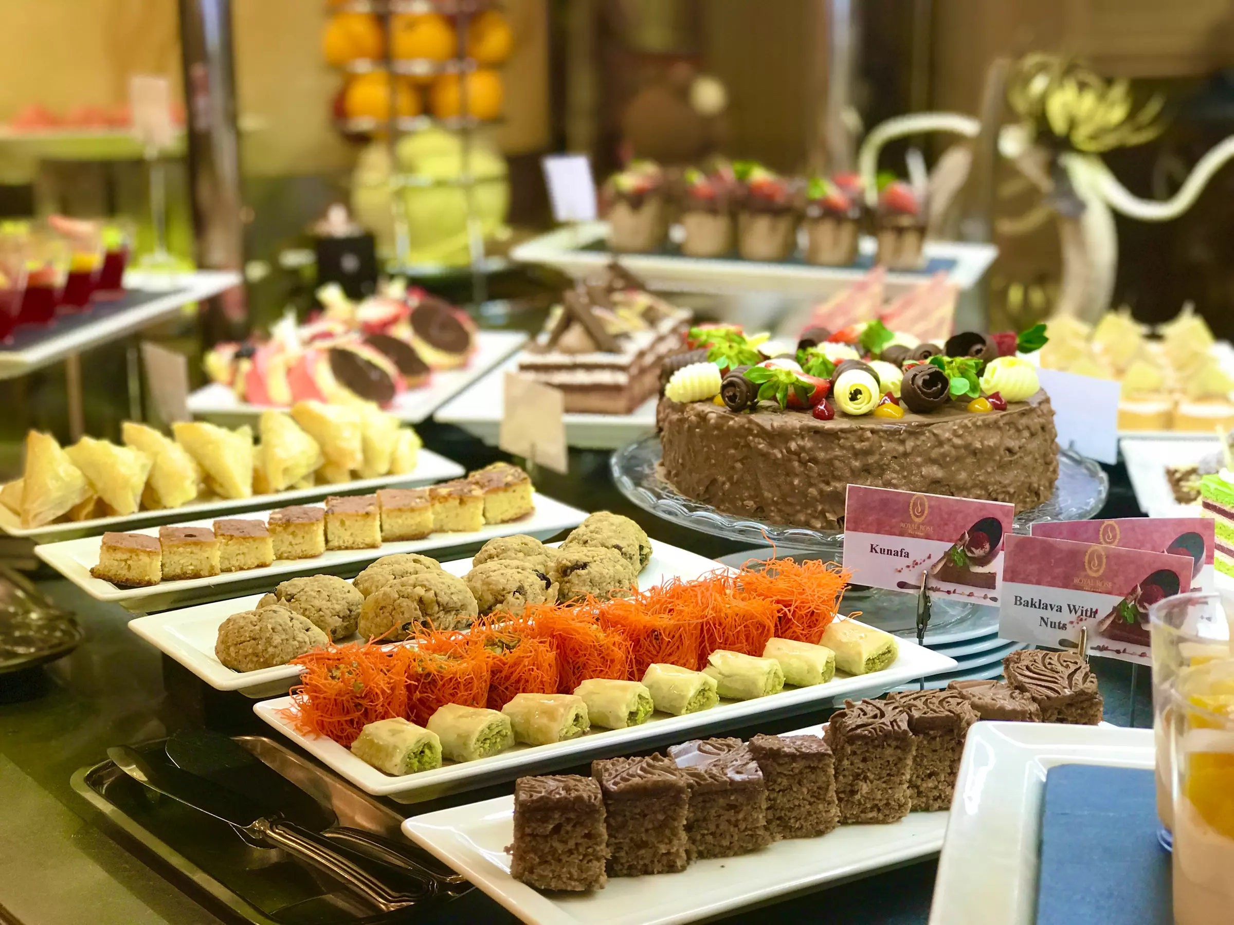 Buffet at Printania at 5* Royal Rose Hotel: Child AED 55, Adult AED 89