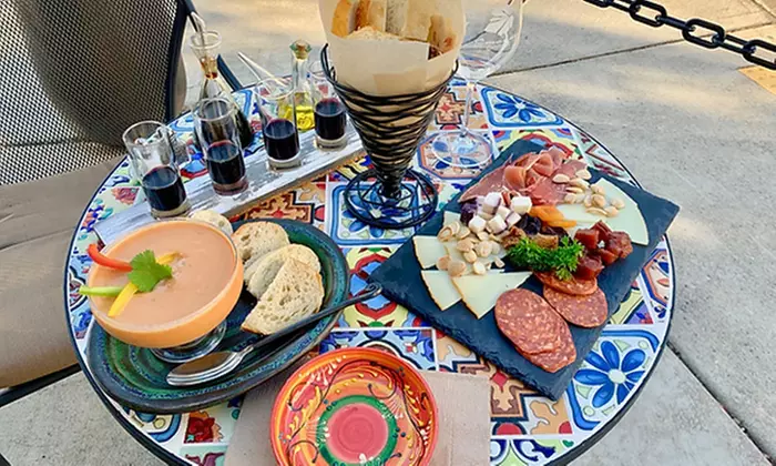 Charcuterie Board and Wine Flights for up to Four, Valid Day Differ