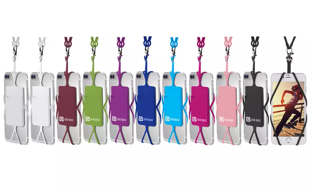 Gear Beast Universal Smartphone Lanyard Necklace and Wrist Strap - Primary Image