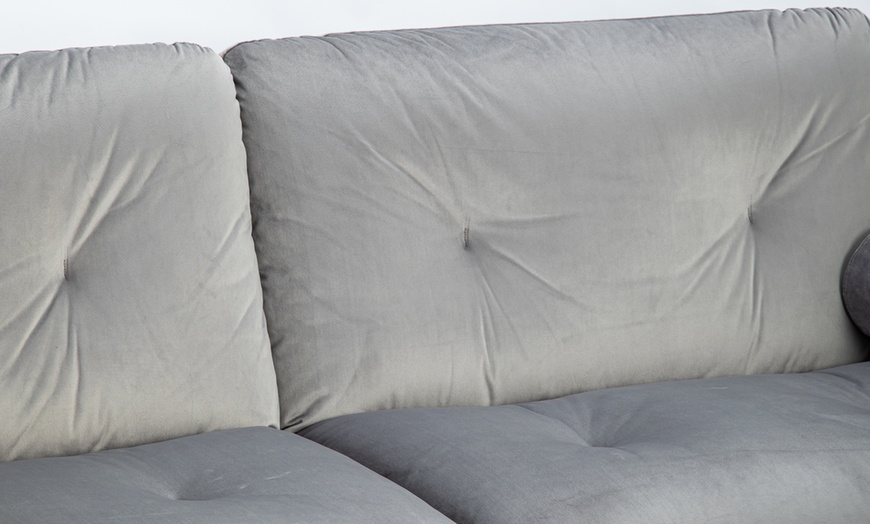 Image 12: Sofa Bed with Two Bolster Cushions