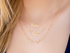 Up to 89% Off Personalized Sterling Silver Name Jewelry