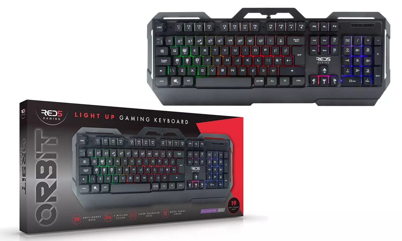 RED5 Orbit Gaming Keyboard - Primary Image