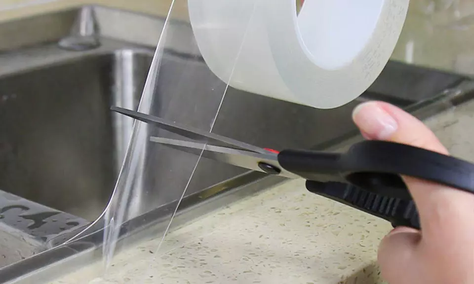 Ruban adhésif étanche transparent pour joints de cuisine et salle de bain, trois largeurs au choix, livraison offerte - Image 6