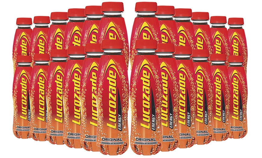 Image 9: Lucozade Energy Flavoured Sparkling Drink 380ml 24-Pack