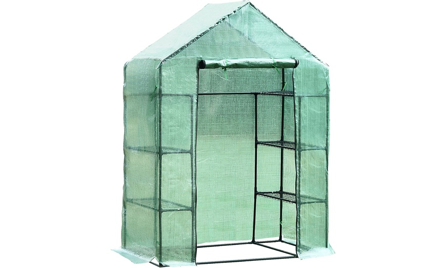 Image 19: Outsunny Outdoor Greenhouse