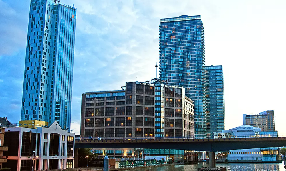 London: 1 Night for Two with Breakfast and Option for Dinner and Wine at 4* Britannia International Hotel London - Primary Image