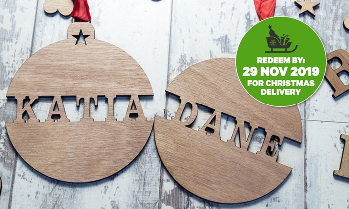 Personalised Christmas Ornaments Groupon Goods