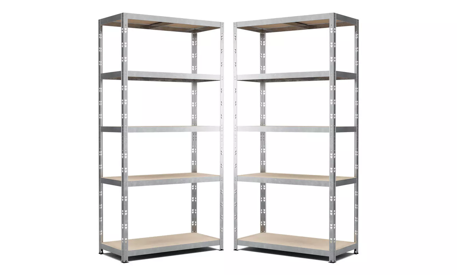 Étagère de rangement polyvalente en métal pour charges lourdes