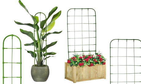 Supporto per piante rampicanti a forma di traliccio in 2 modelli