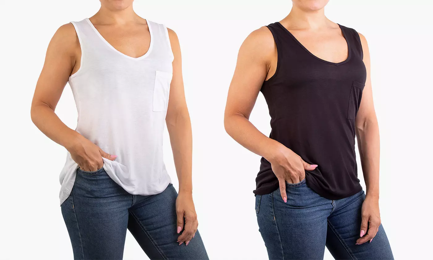 Pack de 2 tops sans manches 600W Chicago - Primary Image