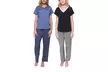 Women's Super-Soft Pajama Set. Plus Sizes Available (4-Piece)  - Second Medium